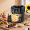 Airfryer Heißluftfritteuse 5L Heissluft Fritteuse Minibackofen 1800W 80°C–190°C