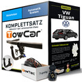 Anhängerkupplung abnehmbar für VW Tiguan +E-Satz ABE