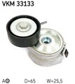 SKF Spannrolle, Keilrippenriemen VKM 33133 für CITROËN FIAT FORD FORD USA