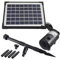 Agora-Tec® Solar Teichpumpe Solarpumpe Teich Pumpe Springbrunnenpumpe Garten Set