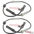 2x Sensor für Raddrehzahl Metzger 0900243 2 Sensor Raddrehzahl für BMW
