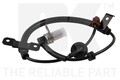 NK 292233 Sensor, Raddrehzahl vorne links passend für NISSAN
