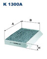 FILTRON K 1300A Filter, Innenraumluft für RENAULT