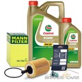MANN-FILTER ÖLFILTER+6L CASTROL EDGE 5W-30 LL FÜR AUDI A3 8P 3.2 03-09