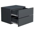 VCM Nachtschrank | Wandschublade | Wandboard | Nachttisch | Maße ca H. 30 x B.