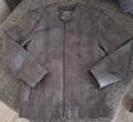 Sehr Schöne Kunstlederjacke Gr.S Braungrau Selten Getragen
