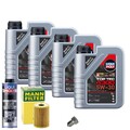 Motoröl 5W30 LIQUI MOLY Top Tec 4300 4L+MANN Ölfilter+Spülung+Ölablassschraube
