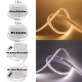 220V 2835 Dimmbar LED Stripe Streifen Lichtleiste Lichtband Schlauch AN/AUS