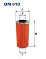 Ölfilter FILTRON OM 610 Filtereinsatz für MERCEDES PUCH SSANGYONG DAEWOO W210 5