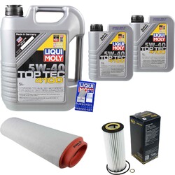 INSPEKTIONSKIT FILTER LIQUI MOLY ÖL 7L 5W-40 für BMW 3er Touring E46 320d 318d