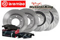BREMBO Bremsenset Audi A3 + TT VA 340MM+ HA 310MM