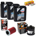 Öl 3L Inspektion für KTM LC4-E 640 LC4 400 1997-2002 Set 2 X Ölfilter Zündkerze