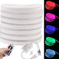 Dimmbar RGB 230V LED Stripe Streifen Wasserdicht Lichtschlauch Licht Innen Außen