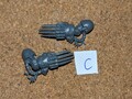 Warhammer 40K: Adeptus Astartes Space Wolves Bits: Terminator Wolf Krallen - C
