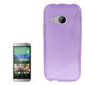 Handyhülle TPU Schutzhülle Case Cover für HTC One mini 2 Lila / Violett