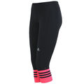 adidas Damen Response 3/4 Tight Gr.XS Laufhose Fitness Hose schwarz-pink