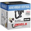 Für Mercedes B-Klasse W245 05-11 Anhängerkupplung vert. abnehmbar + 7pol spezif.