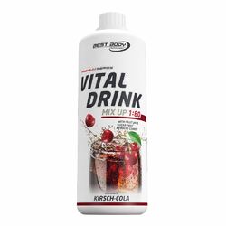 Best Body Low Carb Vital Drink Mineral Drink Konzentrat Sirup 1L Kirsch Cola