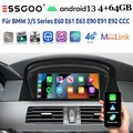 4+64G 8Core Carplay Android 13 Autoradio GPS Navi RDS BT Für BMW 3er E60 E61 CCC