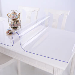 Tischdecke Tischfolie Schutzfolie Tischschutz Folie transparent 2.2 mm 1A Qual. Made in Germany Lebensmittelkontakgeeignet