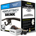 Für TOYOTA Landcruiser J200,V8 Anhängerkupplung abnehmbar +eSatz 13pol uni 07-