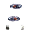 Halogen Scheinwerfer Frontscheinwerfer Set H3 für Fiat Punto Van inkl. Lampen