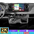 2K Android 14 Autoradio 4+64G GPS Navi Für Mercedes Benz Sprinter W907 2018-2023