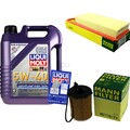 INSPEKTIONSKIT FILTER LIQUI MOLY ÖL 5L 5W-40 für Mazda 2 DY 1.4 CD DE 1.6 MZ-CD