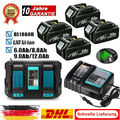 Original 18V/12,0Ah 9Ah für Makita Akku BL1860B BL1840B BL1850 BL1830 /Ladegerät