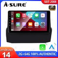 64G Android 14 Autoradio Für Ford Fiesta MK6 2008-2016 Apple Carplay GPS NAVI FM