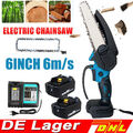 Für 18V Makita Akku Kettensäge Mini Elektro Motorsäge Handkettensäge 5,5Ah/6Zoll