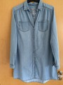 Damen Jeans Hemd Bluse Blau Teiffun Lang Gr.40 Top Zustand Wie Neu