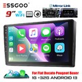 9" Carplay Autoradio Android 13 1+32G GPS NAVI RDS Für Fiat Ducato Peugeot Boxer