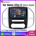 2+64G Android 14 Carplay Autoradio GPS Navi WIFI DAB Für Mercedes Benz Vito W447