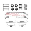 Zubehörsatz, Bremsbacken METZGER 105-0889 GREENPARTS für SMART, Hinterachse