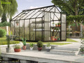 Vitavia Gewächshaus Uranus 9900 BxTxH 257x383x248cm 4mm HKP 9,9m² Alu schwarz
