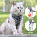 Hundegeschirr Hunde Katzen Brustgeschirr verstellbar Gr. S M L gepolstert Nylon