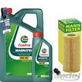 MANN ÖLFILTER+CASTROL MAGNATEC A5 passend für VOLVO 2.4/T5 C30 V50 545 S40 544