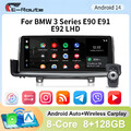 10.25" Android 14 8-Core WIFI LTE Autoradio GPS NAVI iDrive für BMW E90 E91 E92