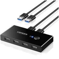 UGREEN USB Switch 2 in 4 Out USB Umschalter Für 2-PC Teilen 4 Usb-Geräte Drucker