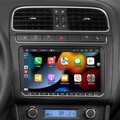 Apple Carplay 64G Android 15 Autoradio GPS Navi FM Für VW Polo 6R 6C V 2009-2017