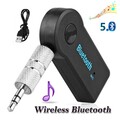 Bluetooth Audio Receiver KFZ Adapter AUX Kabel Auto 3.5mm klinke Usb Empfänger