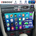128G Android 13 Autoradio GPS WIFI 4G DAB+ Für Audi A4 8E 8H B6 B7 2000-2009 KAM