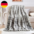 Kuscheldecke Kaninchen Plüsch Decke Super Soft Wohndecke Dick 1000 G/M² Flanell 