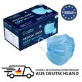 50 Medizinische OP Maske IIR Einweg Mundschutz 3lagig, Spenderbox, Made in EU
