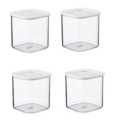 4-tlg. MEPAL Vorratsdosen Spar-Set Modula 2000 ml Weiß Vorratsdose