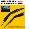 Wischerarm Hauptscheinwerfer rechts + links für Mercedes W124 W126 W140  2S?tze