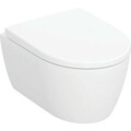 Geberit iCon Wand-WC-Set, Rimfree, inklusive WC-Sitz, geschlossene Form,