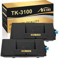 2x Toner Kompatibel with Kyocera TK-3100 Kyocera FS-4200DN 4200 DN 