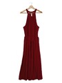 RAINBOW Jerseykleid Damen Kleid Gr. DE 48 rot Elegant